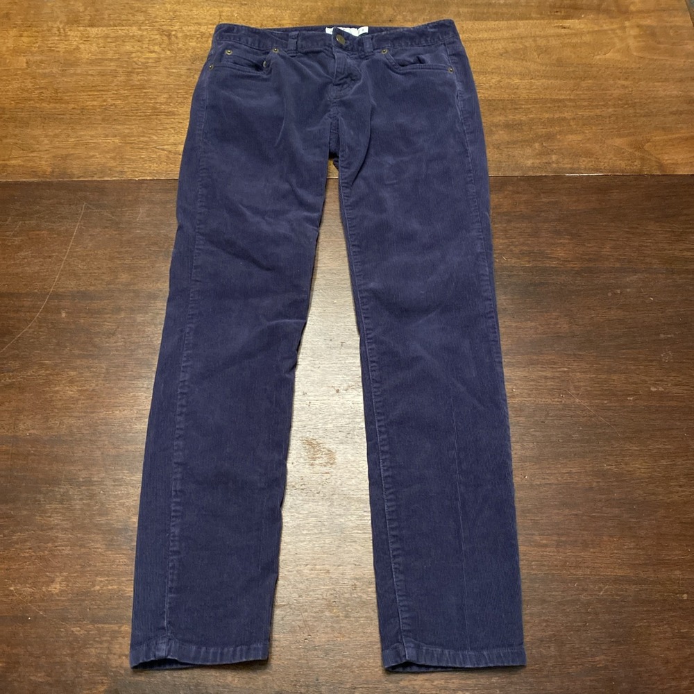 Vineyard Vines Women's Sz 2 Skinny Corduroy Pants Blue‎